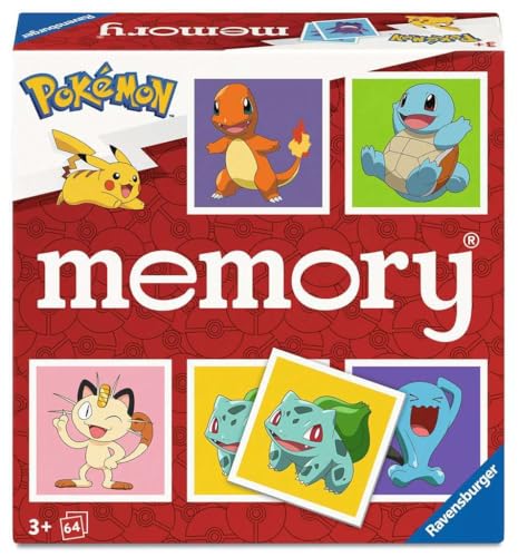 - Jeu Educatif - Grand Memory® - Pokémon - Un Sublime Jeu famillial mêlant Observation, Association et mémorisation - A partir de 8 Ans - 24853