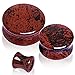 Saddle Plug Natural Mahogany Obsidian Stone