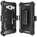 Galaxy J7 (2015) Case, Evocel [Explorer Series] Premium Hybrid Protector [Dual Layer][Belt Swivel Clip] for Samsung Galaxy J7 (SM-J700), Black (EVO-SAMJ7-ZZ01)