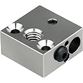 Updated High Temperature CR-10 Plated Copper Heater Block for MK8 Extruder Creality All Metal Hotend Ender3 V2 Ender 3 pro En