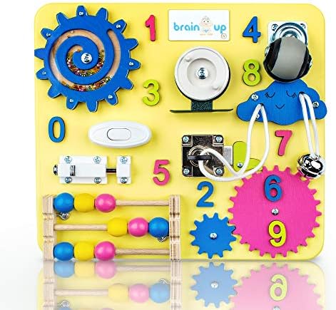 Busy Board for Toddlers - Sensory Board 
