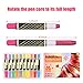 Hair Chalk Pens, 10 Colors Temporary Washable Hair Dye Set for Girls, Birthday Valentine's Day Gift for Party Cosplay New Year
