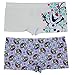 Disney Girls Boyshort Assorted Underwear Pack of 6 - S, Frozen, Cap America & Hello Kitty