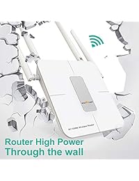 WISE TIGER WiFi Router AC 1200Mbps 5G Dual Band Wireless Internet Routers for Home Works with Alexa