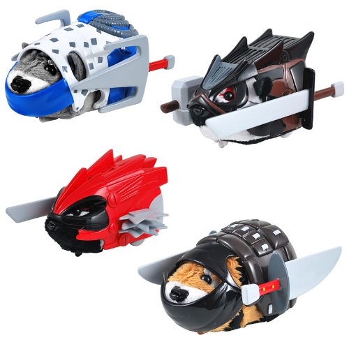 Kung Zhu Ninja Warrior Battle Armor Set of 4
