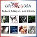 True HEPA Filter Replacement Compatible with GermGuardian FLT4825 FLT-4850 AC4800 4800 Series, Germ Guardian Filter B by LifeSupplyUSA