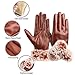 JOYEBUY Womens Leather Gloves Texting Touch Screen Gloves Winter Warmest Gloves (Purple)