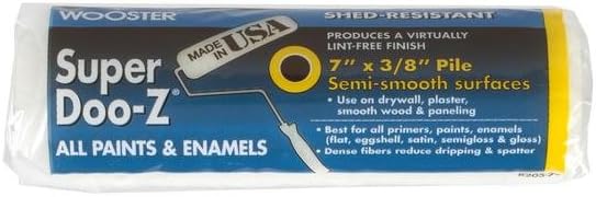 Wooster Super Pro Doo-Z Roller Cover Drywall Medium Surfaces 3/8" Nap 7"