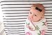 Premium Fitted Cotton Crib Sheet/Toddler Sheet City Black and White Stripes by Copper Pearl