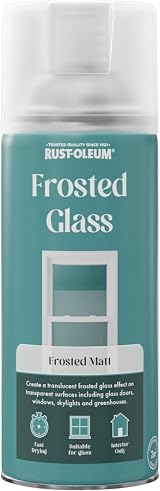 Rust-Oleum Frosted Glass Spray Paint 400ml Interior Use view 7