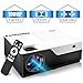 Wsky Projector, Best Portable Projector for Outdoor Movies, 6000 Lux, Full HD Outdoor Movie Projectors, Best for iPhone, Android, Laptops, PCs, Windows, DVD Player (White)