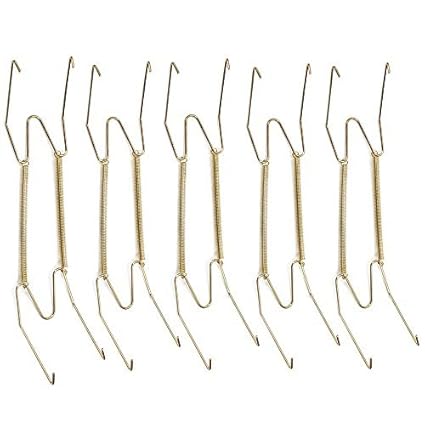 Wishave 10pcs 8 Inch Invisible Decorative Plate Hanger Wall