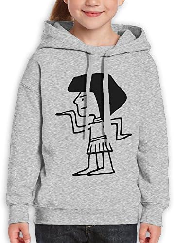 Ongshuquj Young Egyptian Boy Walking Like An Egyptian Fashion Leisure and Fashion Hoody Ash M