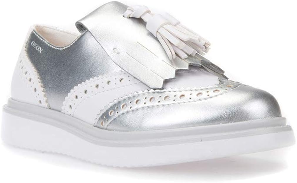 Geox Shoes J824FA 0AJ54 C0007 38 Silver Shoes