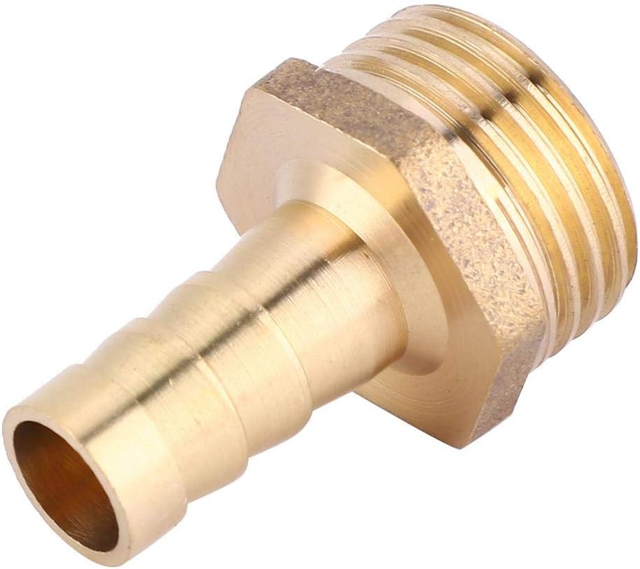 5pcs 10mm Hose Barb Tail Male BSP Connector Brass Fitting Adapter Coupler for Garden Kitchen Outdoor (PC10-063/4) - Image 4