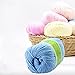 joylve Knitting Yarn Skein Baby Super Smooth Worsted Soft Natural Silk Wool Fiber Sliver