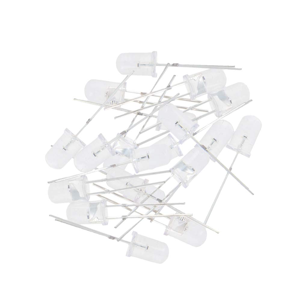 Othmro Multicolor Fast Flashing Dynamics LED Diode Lights Bright Lighting Bulb Lamps Electronics Components Light Emitting Diodes 2pin 5mm 3-3.2V 30PCS