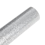 Heat Transfer Vinyl Glitter Silver for Tshirt Garment 12