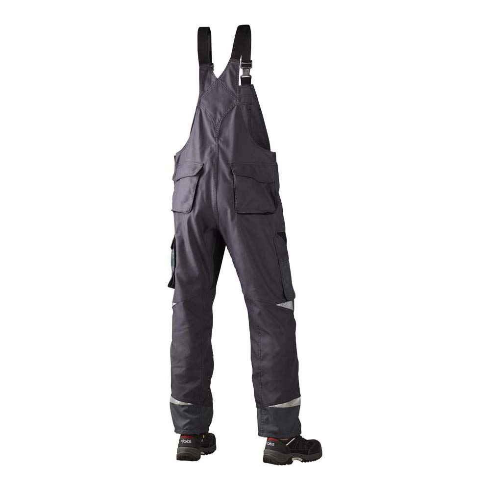 J.A.K. 160350B104 Series 1603 65% Polyester/35% Cotton Overalls Grey/Black, 58 L (41/35) Size