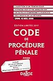 Image de Code de procédure pénale 2017. Édition limitée - 58e éd.