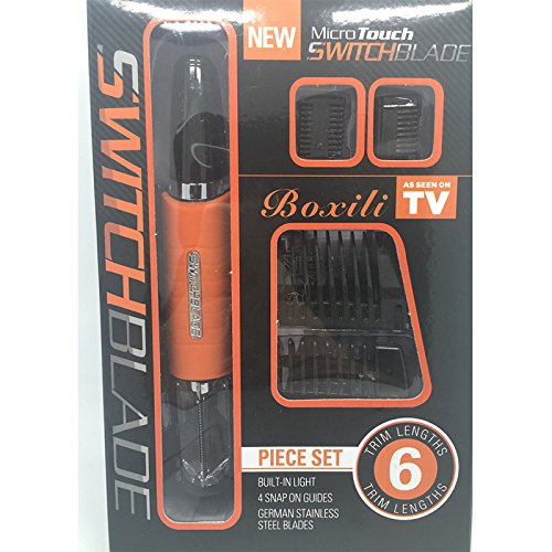 ZeHui Micro Personal Beard Hair Touch Trimmer Shaver Man 2 in 1 Dual End Trimmer Clipper Grooming Remover Anti-skid Handle with LED Light - Thumbnail 2
