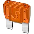 10 fusibles maxi de 40 amperios, fusible de hoja automotriz de 40 A 32 V para automóvil, automóvil, caravana, barco, camión
