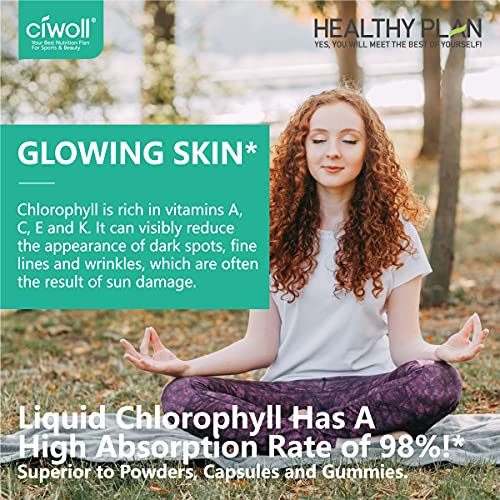 Chlorophyll Liquid Drops Unflavored 6000mg Better Energy Supplement