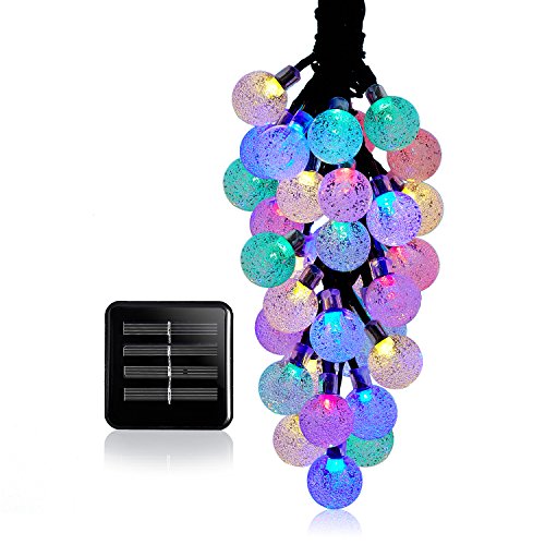 Solar Outdoor String Lights,DBF 20ft 30 LED Waterproof Solar Powered String Flower Fairy Lights Christmas Lights for Home, Gardens, Lawn, Patio, Halloween, Christmas Trees, Weddings, Parties