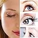 Magnetic False Eyelashes, Triple 3 Magnetic 0.2mm Ultra Thin 3D Reusable Fake Lashes,No Glue Required,Full Size Natural Look 1 Pair (4pcs3magnetic+clip)
