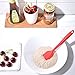VAPSINT Best Rubber Heat Resistant Silicone Spatulas, (4 Pieces) Mixer Colors Cooking Silicone Utensil Set