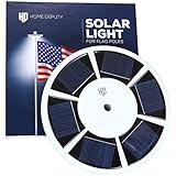 Solar Flag Pole Light - 111 LED Super Bright Solar Light for Flag Pole - Suits most 15-25ft in-ground flag poles with 0.5â€ diameter Ornament Spindle â€“ Long lasting dusk to dawn Lithium Battery