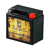 YTX5L-BS Replacement Motorcycle Battery - Rechargeable High Performance - AGM - Sealed Maintenance Free - Pirate Battery