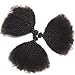 BODHI TREE Afro Kinkys Curly Hair Bundles Unprocessed Virgin Hair Kinky Curly Human Hair Afro Kinkys Bulk Human Hair for Black Women Natural Color（10 12 14）