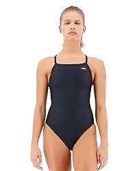 TYR Sport Women's Solid Durafast Diamondback Swim