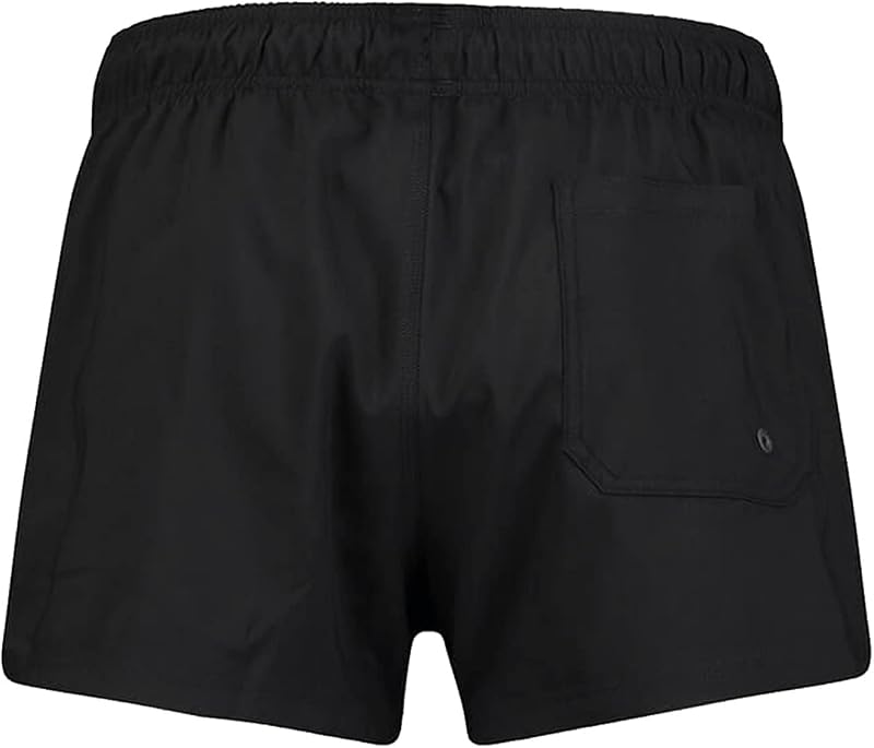 SWIM MEN SHORT LENGTH SWIM SHORTS 1P - C: black_T: M