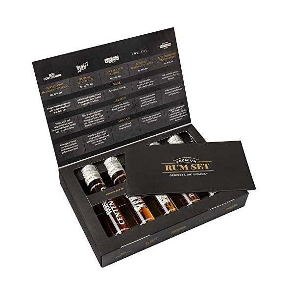 Sierra Madre Tasting Kits Premium Rum Tasting Set Enthält 5 beliebte Rums 50ML pro Flasche Ideal als Geschenk – Bild 5