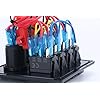 Amarine-made-Blue-LED-light-indicator-Waterproof-4-gang-rocker-switch-Panel-Double-USB-Power-Charger-Adapter-12V-Cigarette-Lighter-Socket-for-Marine-Boat-CarMarinePN-R4S2