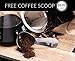 Apace Living Pour Over Coffee Maker Set w/Coffee Scoop and Cork Lid - Elegant Coffee Dripper Pot w/Glass Carafe & Permanent Stainless Steel Filter (400 ml / 13.5 oz)