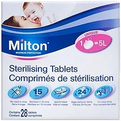 Milton Sterilising Tablets 28 Pack Milton Lloyd Baby Feeding Accessories
