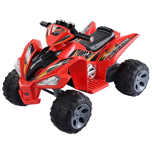 Kids Ride On ATV Quad 4 Wheeler Electric Toy Car 12V Battery Power Led Lights