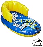 Pipeline Sno Aqua Leisure Air Penguin Snow-Pal Inflatable Kids Snow Tube with High Back Seat, 33