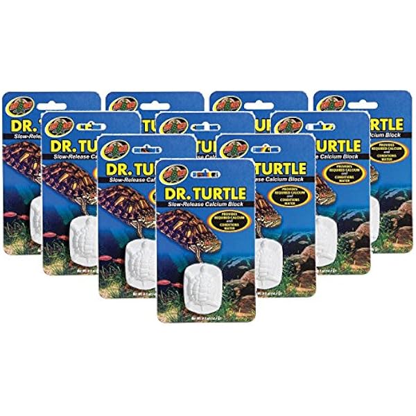 Amazon Com Zoo Med 10 Pack Of Dr Turtle Slow Release Calcium Block Pet Supplies