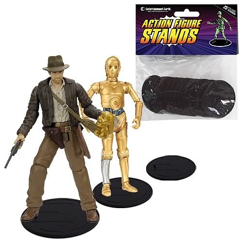 Action Figure Stand Pack of 25 Black Stands by Entertainment Earth Action Figure Stand Pack of 25 Black Stands by Entertainment Earth