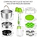 Instant Pot Accessories Set 14 Pcs, Pressure Cooker Accessories Fit Instant Pot 6,8 Qt - Steamer Basket, Springform Pan, Egg Rack, Egg Bites Mold, Oven Mitts, Silicone Trivet Mat, Magnetic Cheat Sheet
