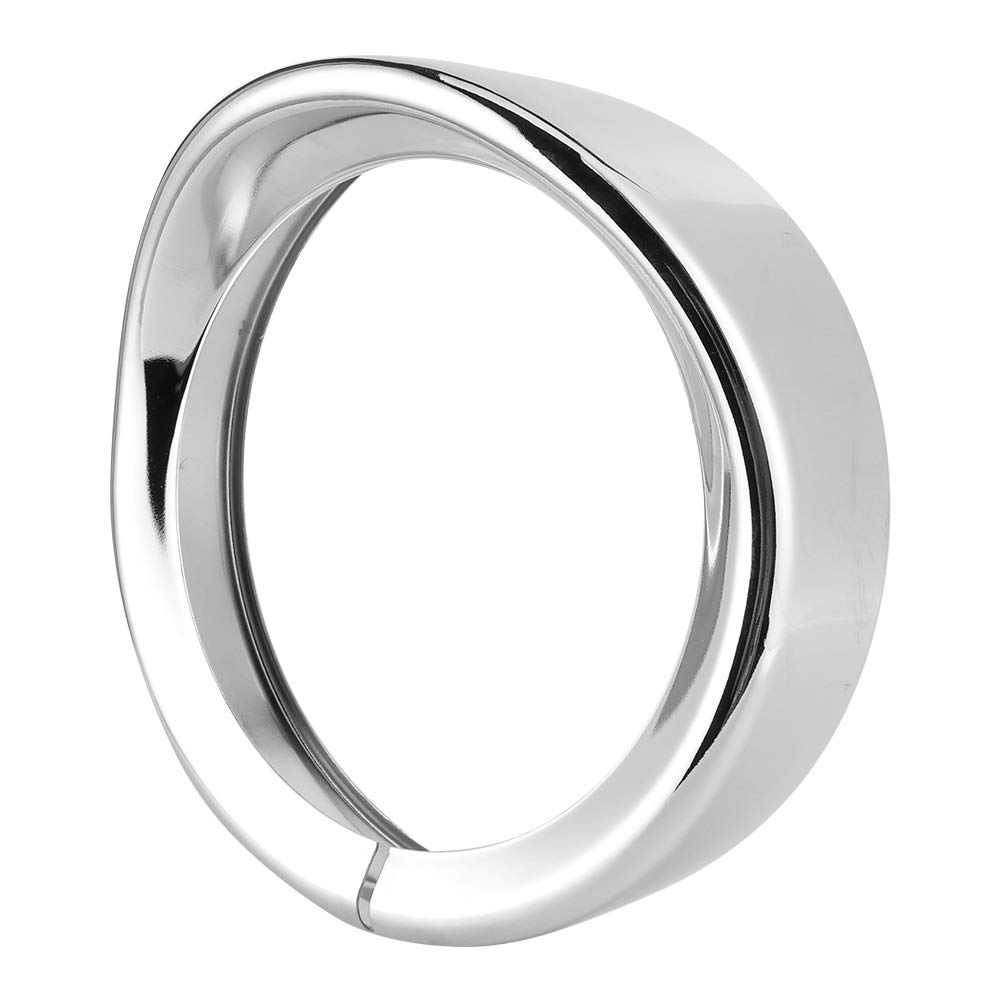 Headlight Ring 7in Silver Trim Motorcycle Light for Touring Road Auto Accessories