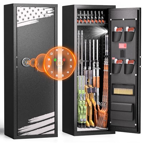 Fashion Rifle Safe Superday 12 Rifle Safe with Fingerprint, Unassembled Gun Safes for ...