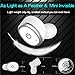 Wireless Earbuds,Waterproof Bluetooth Earbuds, Bluetooth Headphones 5H Playtime Deep Bass Stereo Sound Wireless Headsets, Built-in Microphone. (Silver/white)