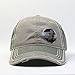 Vintage Washed Cotton Twill Distressed Trim Visor Baseball Cap w/ Adjustable Velcro (Various Colors) (Olive/D.Khaki/Olive)