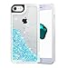 iPhone 7 Case, iPhone 7 Liquid Case, iPhone 8 Case, VEGO Glitter Sparkle Bling Flowing Floating Case Cover Fashion Creative Design for Girls for Apple iPhone 7 (2016) / iPhone 8 (2017) (Blue)