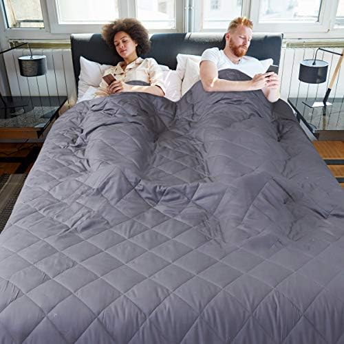 JOLLYVOGUE Queen Size Weighted Blanket (30lbs, 80"x 87"),Adult Weighted